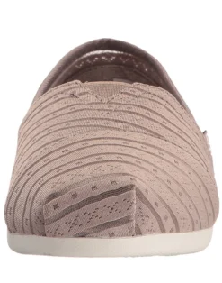 Skechers Women Easy On Casual Walking Slip On Flats Plush Urban Rose