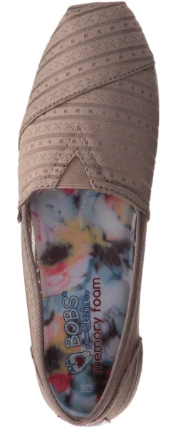 Skechers Women Easy On Casual Walking Slip On Flats Plush Urban Rose