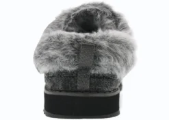 Skechers Women Medium Width Furry Cozy Open Back Slippers Ice Angel 28 Skechers Women Medium Width Furry Cozy Open Back Slippers Ice Angel