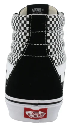 Vans Mens Hi Top Walking Skate Shoes Vulcanized Rubber Sole Sk8-Hi