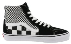 Vans Mens Hi Top Walking Skate Shoes Vulcanized Rubber Sole Sk8-Hi