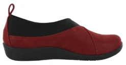 Clarks Of England Clarks Women Sillian Greer Red Slip On Casual Shoes