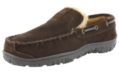 Clarks Of England Clarks Men Warm Cozy Easy On Slip On Moccasin Slippers Warren