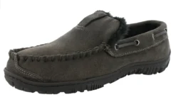 Clarks Of England Clarks Men Warm Cozy Easy On Slip On Moccasin Slippers Warren
