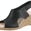 Clarks Of England Clarks Women Adjustable Strap Lightweight Wedge Lafley Rosen
