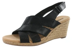 Clarks Of England Clarks Lafley Krissy Ankle Strap Wedge Sandals Women's