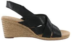 Clarks Of England Clarks Lafley Krissy Ankle Strap Wedge Sandals Women's