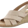 Clarks Of England Clarks Lafley Krissy Ankle Strap Wedge Sandals Women's