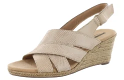 Clarks Of England Clarks Lafley Krissy Ankle Strap Wedge Sandals Women's
