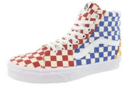 Vans Mens Hi Top Walking Skate Shoes Vulcanized Rubber Sole Sk8-Hi