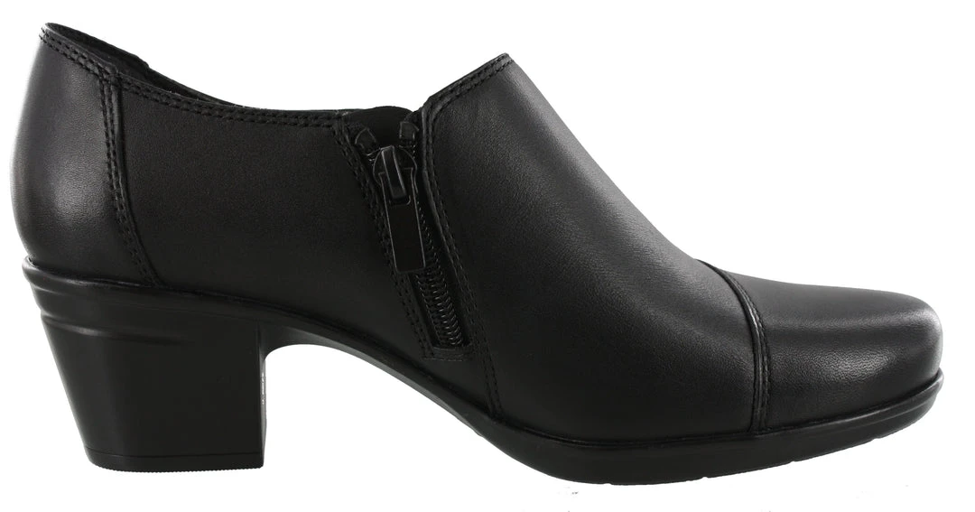 Clarks Of England Clarks Women's Emslie Warren Booties Block Heel 4 Clarks Of England Clarks Women's Emslie Warren Booties Block Heel