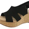 Clarks Of England Clarks Women's Adjustable Strap Wedge Sandals Annadel Bari 1 Clarks Of England Clarks Women's Adjustable Strap Wedge Sandals Annadel Bari