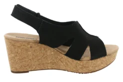 Clarks Of England Clarks Women's Adjustable Strap Wedge Sandals Annadel Bari