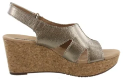 Clarks Of England Clarks Women's Adjustable Strap Wedge Sandals Annadel Bari