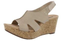 Clarks Of England Clarks Women's Adjustable Strap Wedge Sandals Annadel Bari