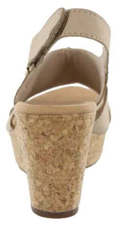 Clarks Of England Clarks Women's Adjustable Strap Wedge Sandals Annadel Bari