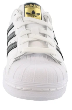 Adidas Youth Superstar Shell-Toe Leather Classic Sneakers