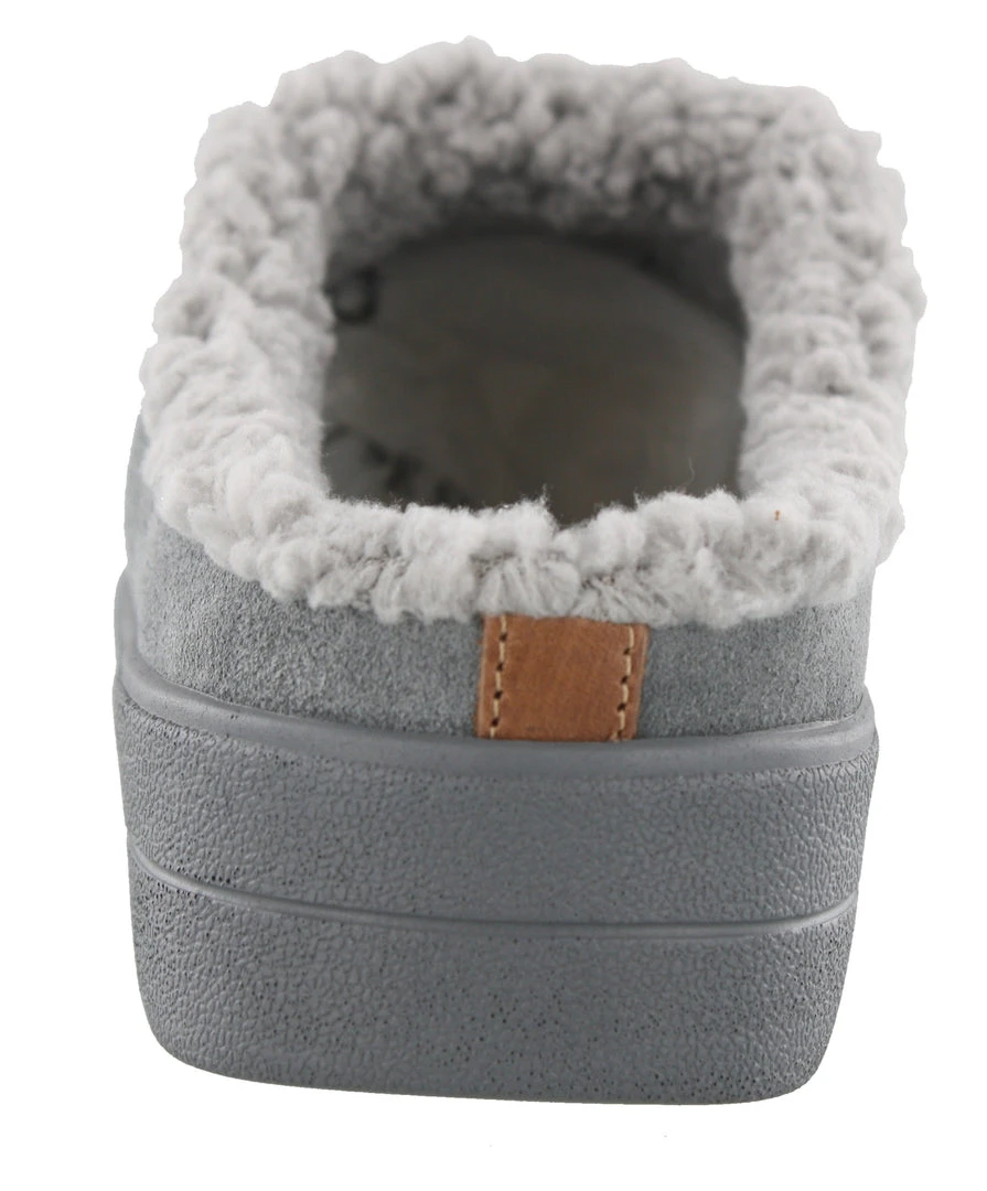 Clarks Of England Ryka Women Warm Cozy Wide Width Slip On Clog Slippers Violet 6 Clarks Of England Ryka Women Warm Cozy Wide Width Slip On Clog Slippers Violet