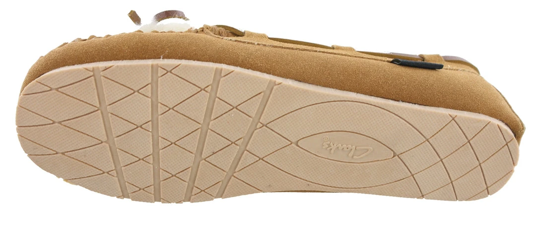 Clarks Of England Clarks Women Warm Cozy Slip On Moccasin Slippers Holly 7 Clarks Of England Clarks Women Warm Cozy Slip On Moccasin Slippers Holly