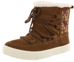 Toms Women Pull On Water-Resistant Ankle Boots Alpine