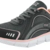 Cuz Womens Gaby Comfort Walker Lightweight Walking Shoes