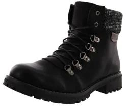 Patrizia Clarris Chunky Heel Combat Boots Women