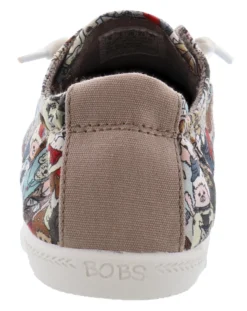 Skechers Women Bobs Beach Bingo Rock Band Memory Foam Walking Shoes