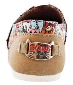 Skechers Women Bobs Plush Uptown Kitty Memory Foam Flats