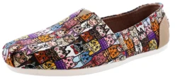 Skechers Women Bobs Plush Uptown Kitty Memory Foam Flats